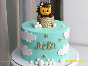 Детский торт на день рождения Левы
